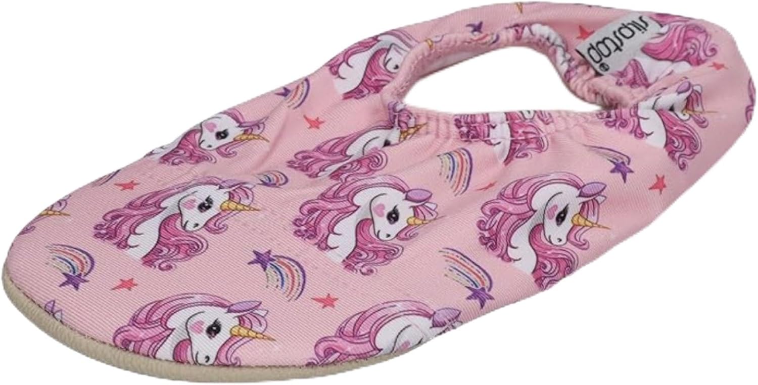 

Детские водные тапочки для девочек и мальчиков, нескользящие аква-носки, для пляжа, бассейна, плавания и спорта, быстро сохнут Slipfree, Iris