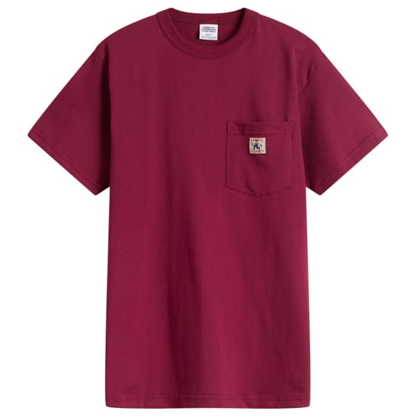 

Футболка с логотипом и карманом от Randy'S Garments, Maroon