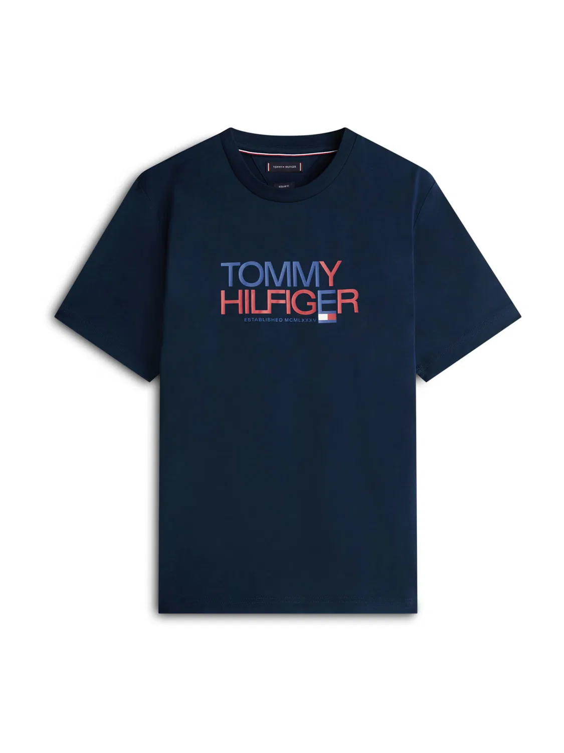 Футболка 'Brand Love' Tommy Hilfiger, Blue/Navy