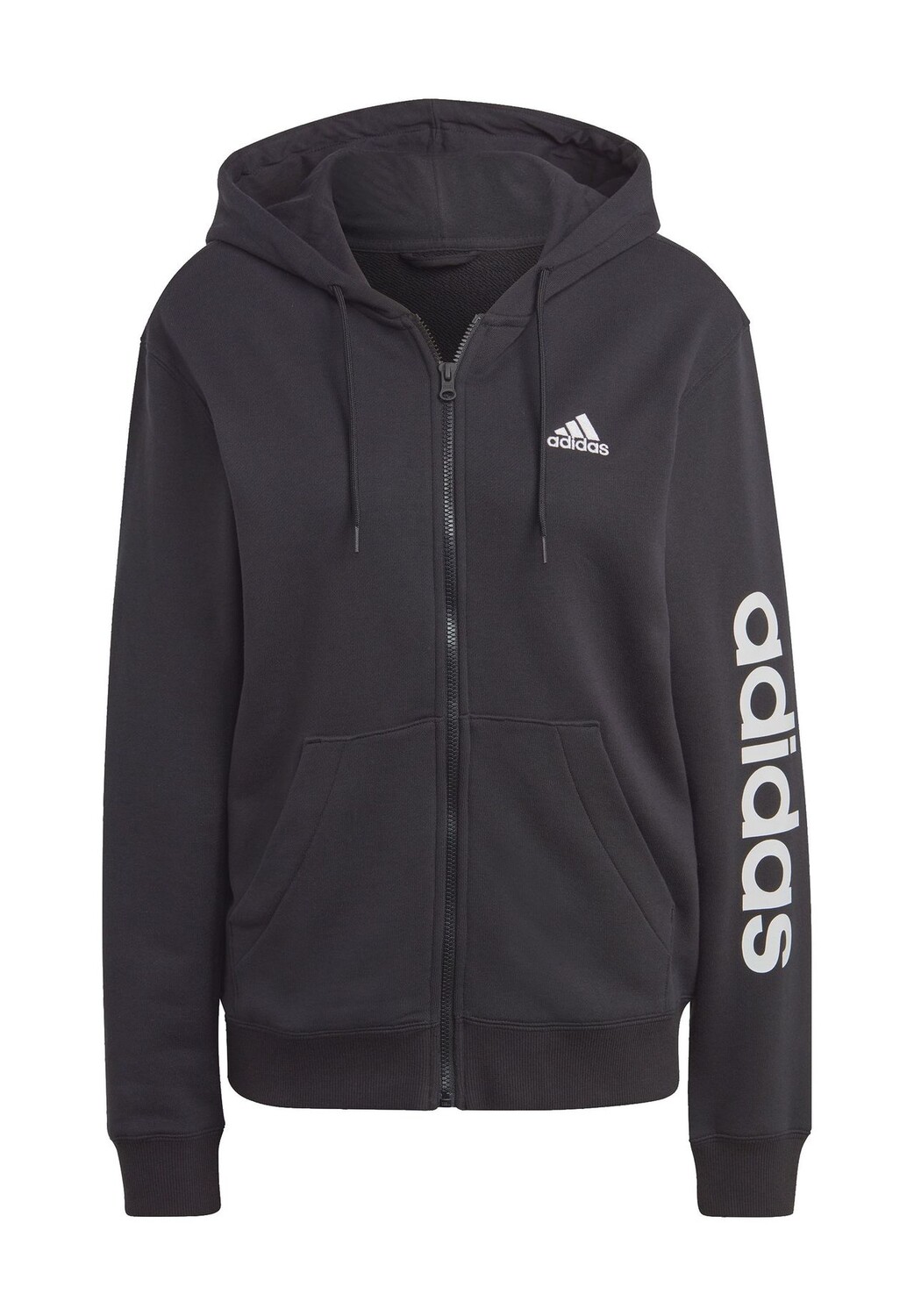 

Куртка Suet, капюшон, логотип, для женщин adidas, цвет Black White