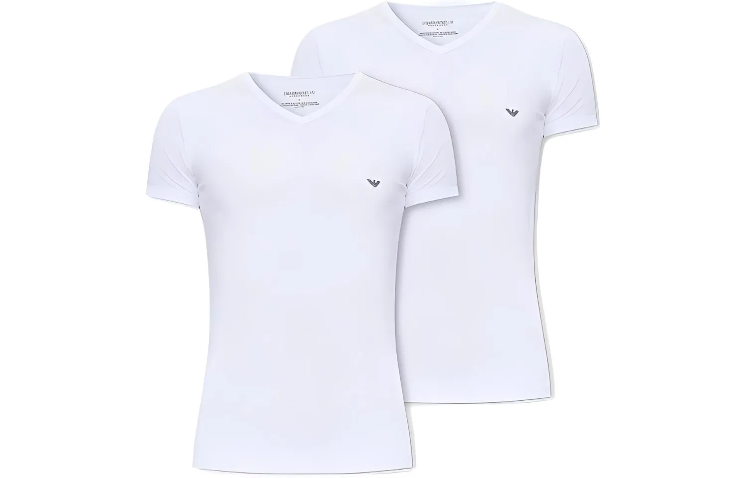 Футболка 2 Pack белый Emporio Armani