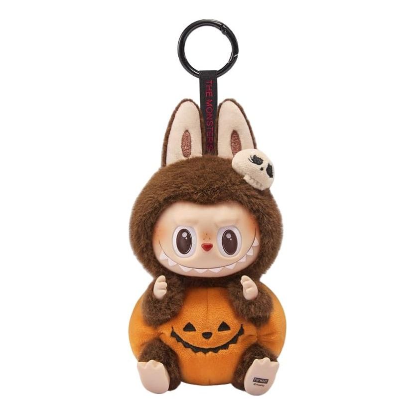 

Лабубу Pop Mart The Monsters Labubu Happy Halloween Party Series Sitting Pumpkin Pendant