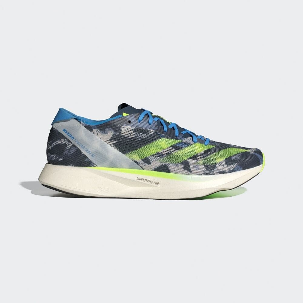

Кроссовки Adidas ADIZERO TAKUMI SEN 10, цвет Crystal White/Lucid Lemon/Blue Burst