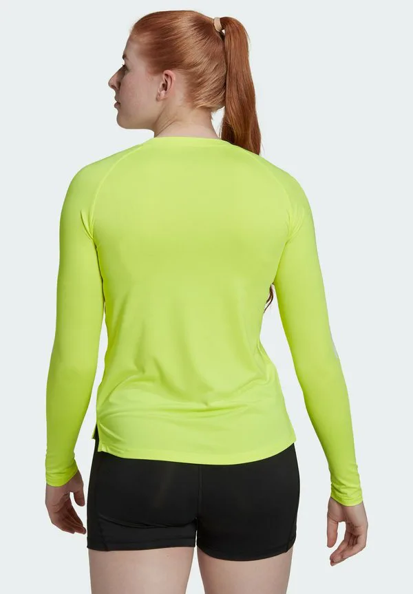 Топ с длинными рукавами и открытой спиной Adidas Performance, Team Solar Yellow — фото 2