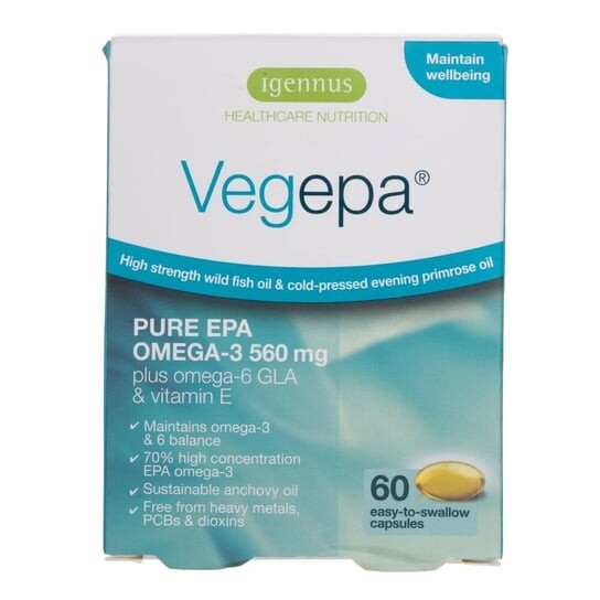 

Igennus, Вегепа 560 мг, 60 капсул