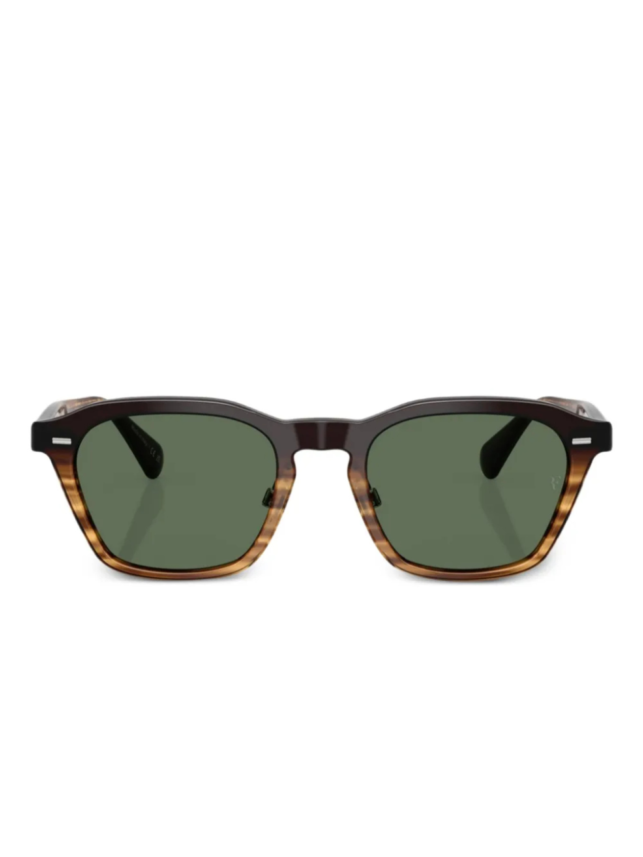 

Солнцезащитные очки в квадратной оправе Oliver Peoples, черный