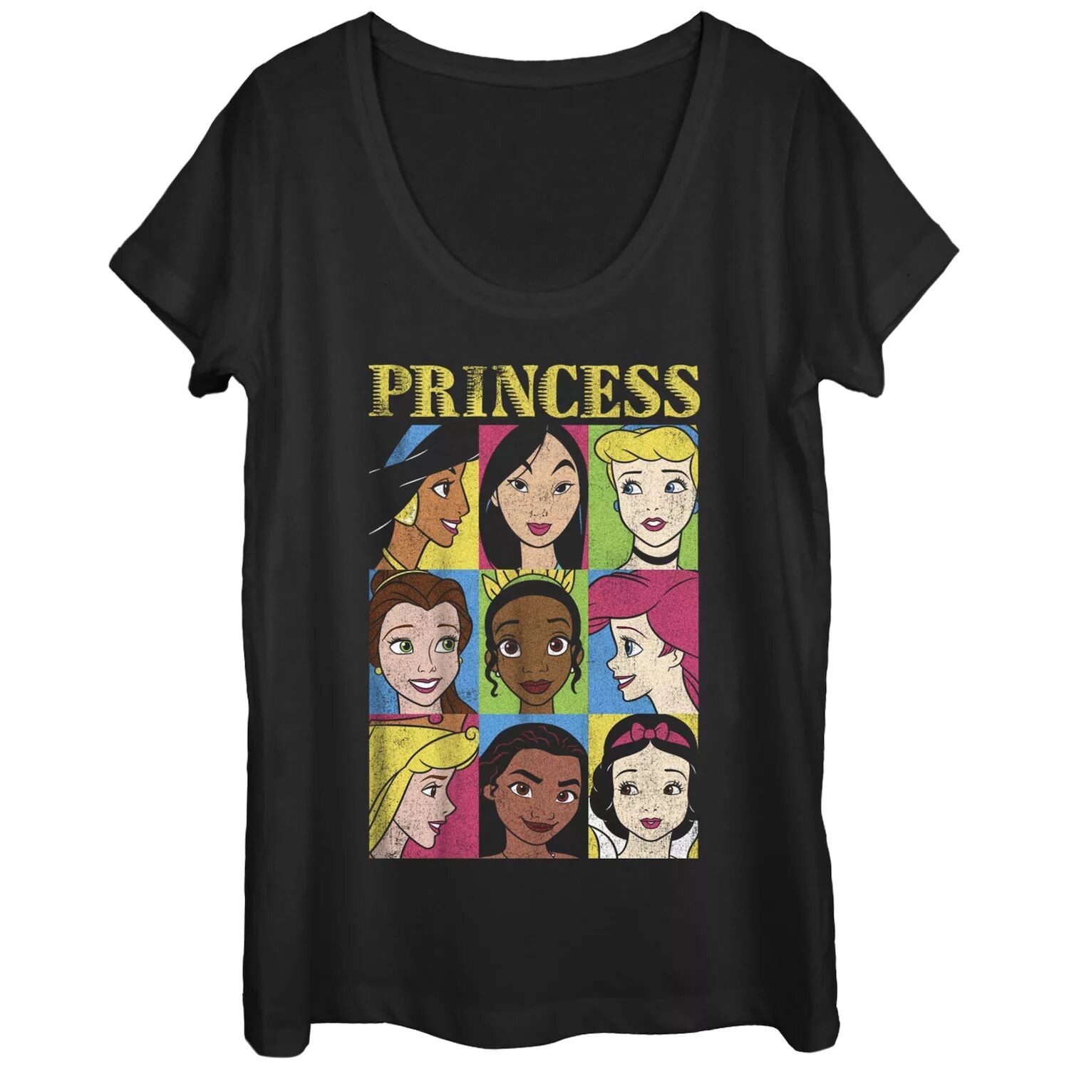 

Детская футболка с рисунком Face In Box Disney's Princesses Licensed Character
