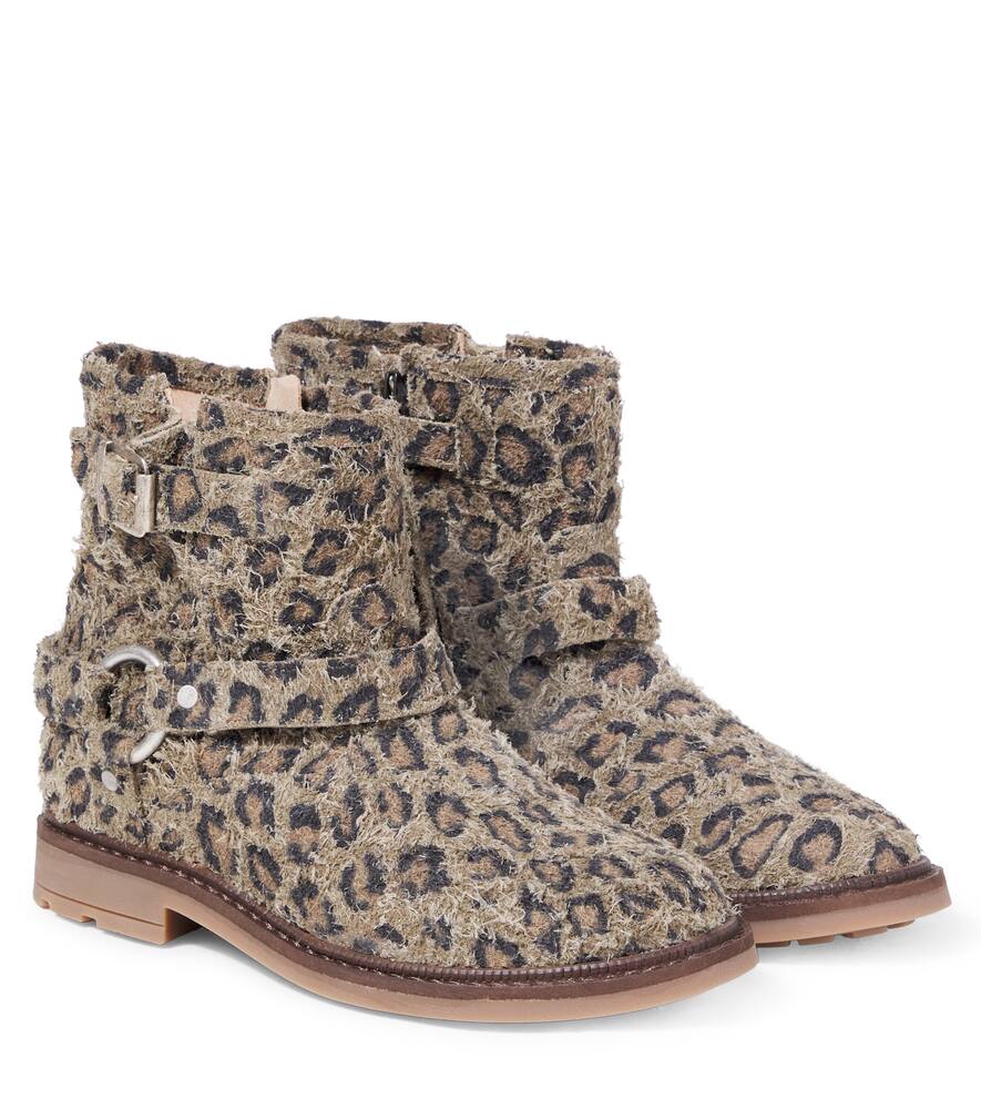 

Ботинки сестры Austin из кожи Pom d'Api, Leo Baby Fur Visone