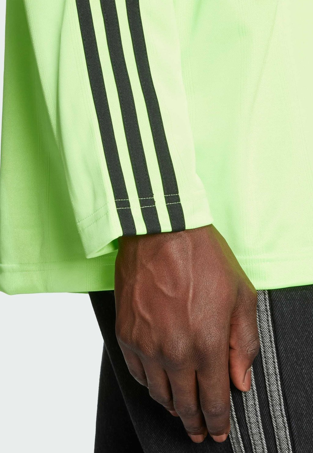 Лонгслив JACQ Adidas Originals, светло-зеленый — фото 4