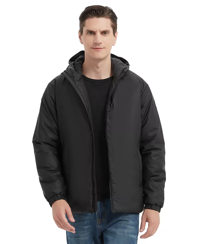 

Мужская утепленная эластичная куртка с высокой защитой от дождя Hawke & Co., черный