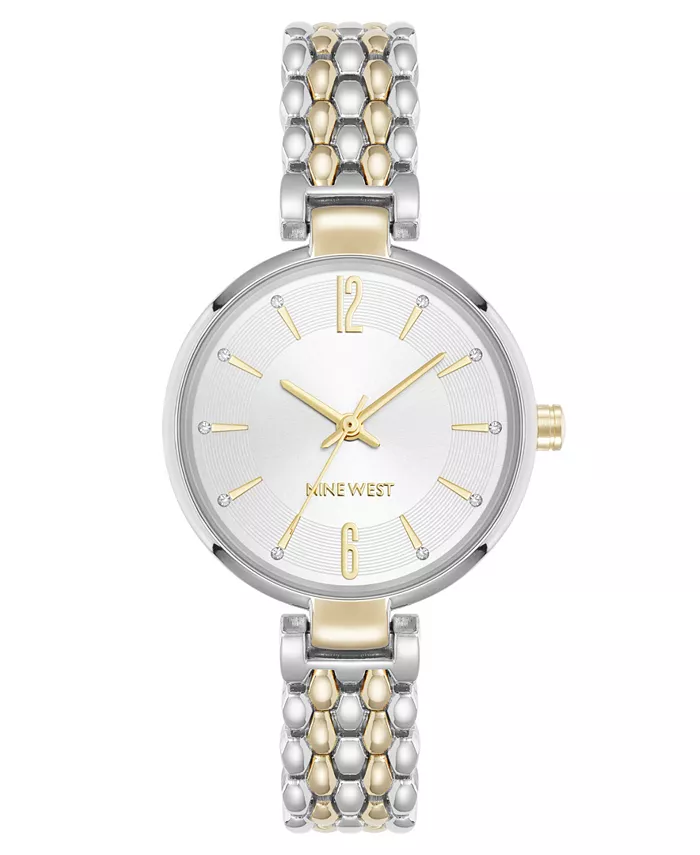 

Женские часы Quartz Contemporary в серебристом металлическом сплаве, 35мм Anne Klein