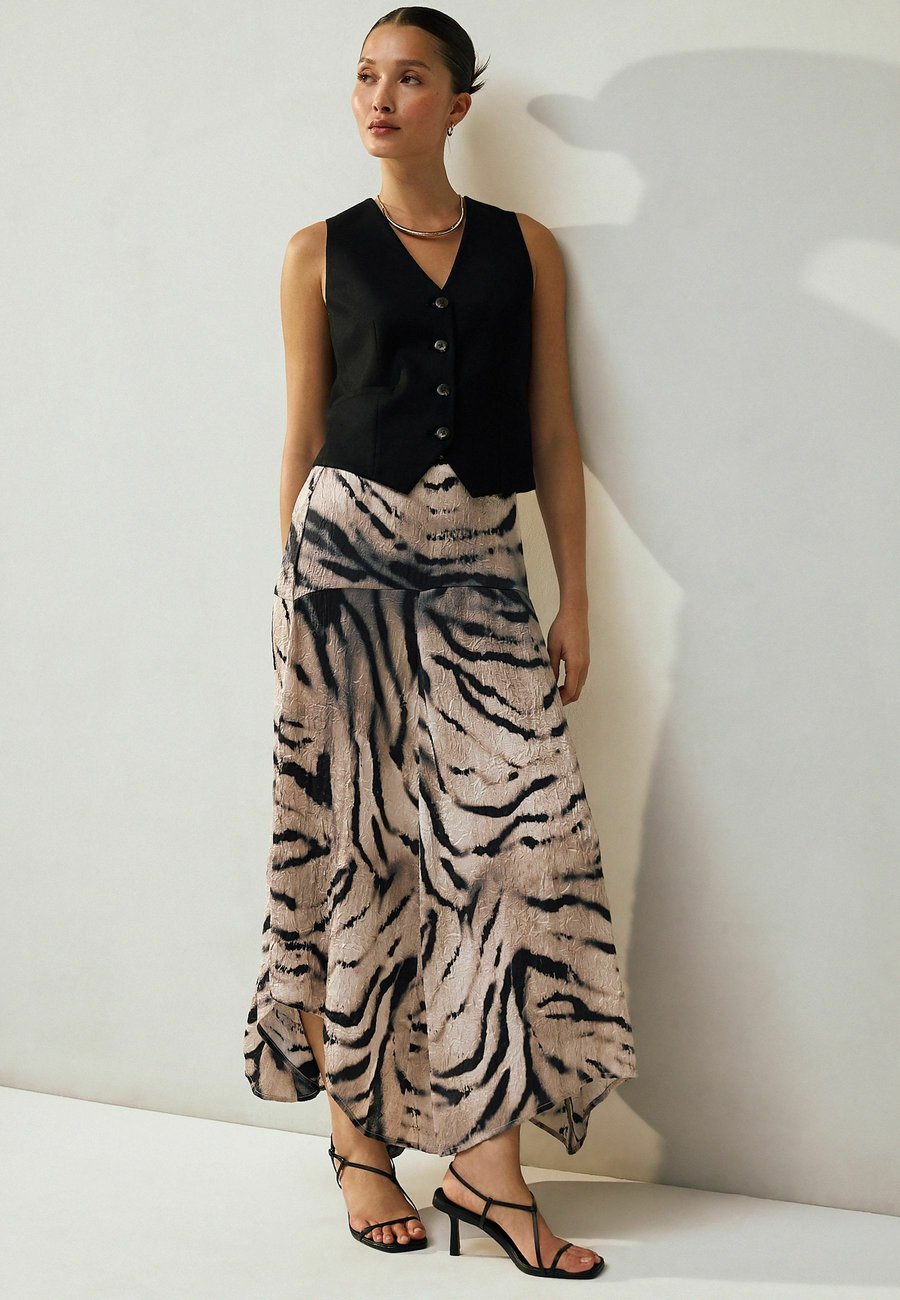 

Юбка Next CRINKLE ASYMETRIC , Ecru Zebra Print/Beige