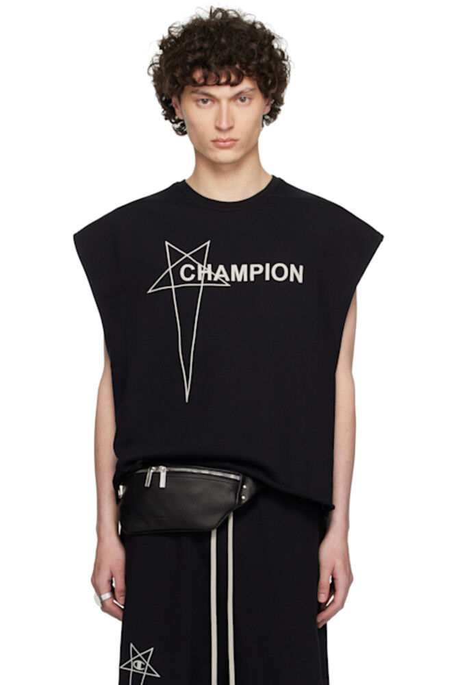 

Черная майка-топ Champion Edition Micro Tatlin Rick Owens