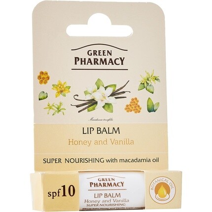 

Elfa Pharm Интенсивный питательный бальзам для губ с медом и ванилью Spf 10 5 мл, Green Pharmacy