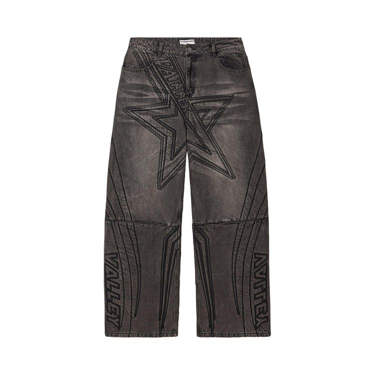 

Брюки Vale Forever Black Motocroxxx Pines Denim, Rinsed/Black