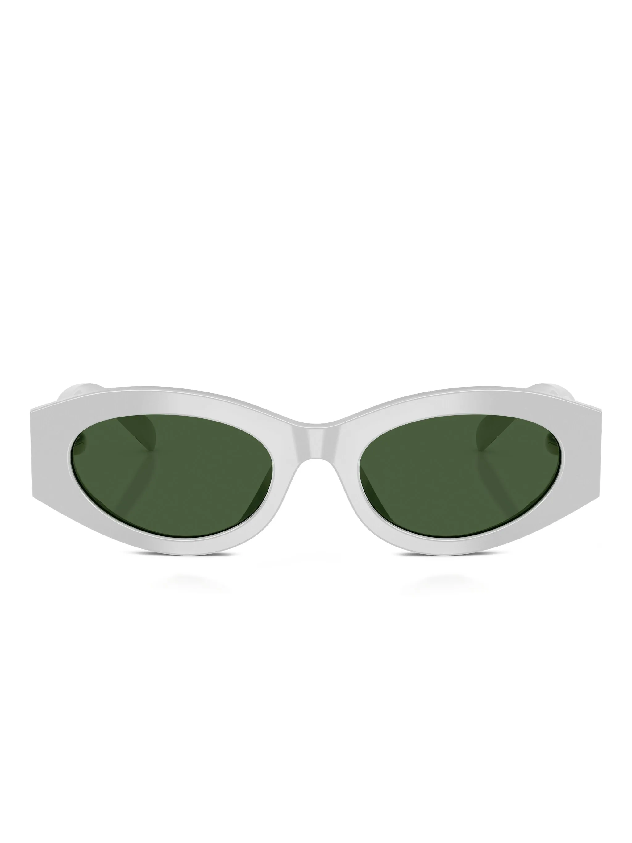 

Солнцезащитные очки в овальной оправе Tory Burch, серебристый