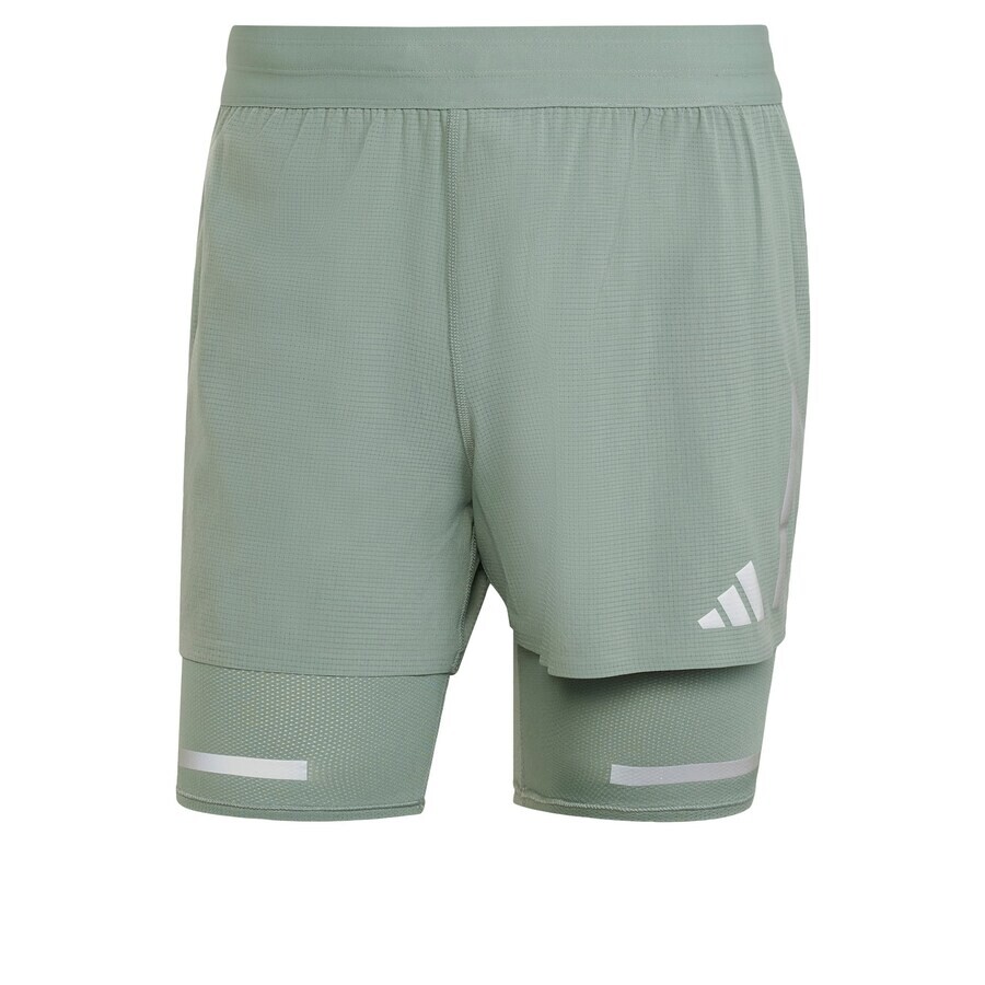 

Шорты ADIDAS PERFORMANCE Regular Workout Pants Ultimate Running Reflective 2-in-1, зеленый