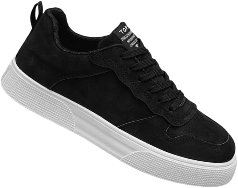 

Мужские кеды HoaloX в ретро стиле с толстой подошвой, легкие, повседневные и удобные, из хлопка, черный