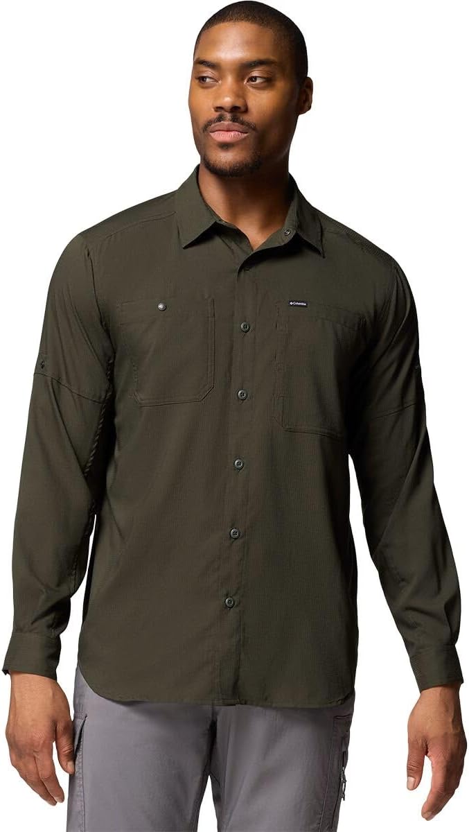 

Columbia мужская рубашка Silver Ridge Utility Lite с длинным рукавом, Greenscape