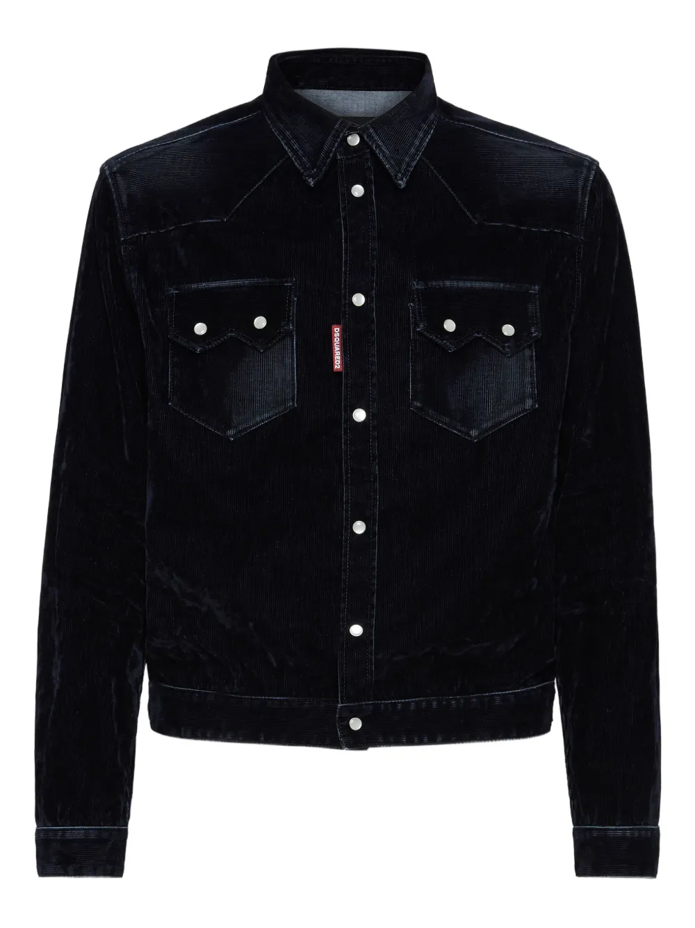 

Джинсовая куртка Flocked DSQUARED2, синий