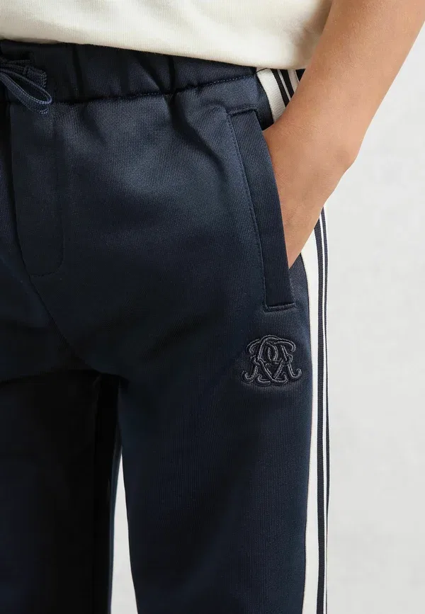 Спортивные штаны Foster monogram side stripe joggers tracksuit bottoms Reiss, темно-синий — фото 3