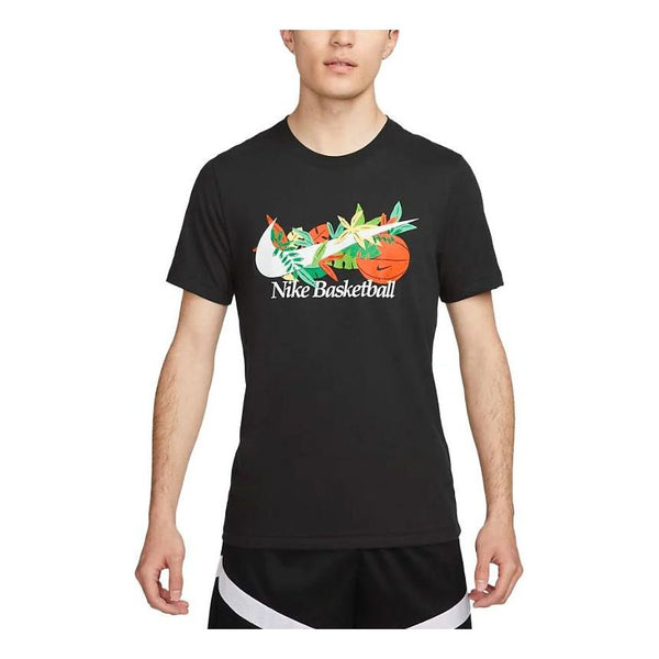 

Футболка dry fit basketball t-shirt 'black' Nike, черный