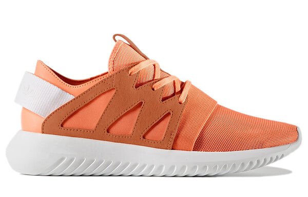 Кроссовки (WMNS) adidas Tubular Viral 'Easy Orange', оранжевый — фото 2