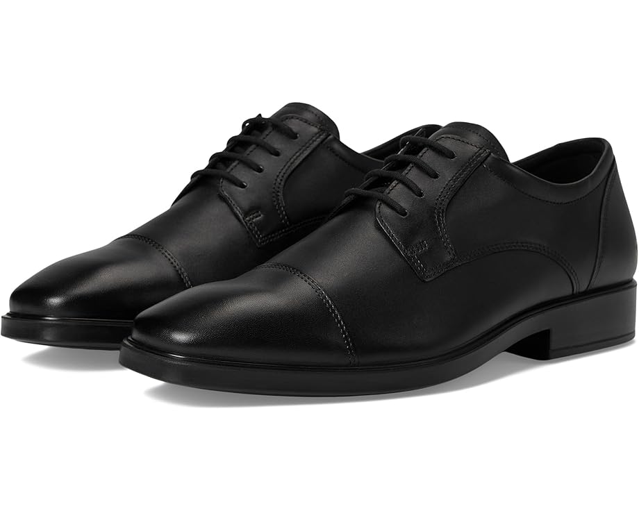 

Оксфорды ECCO Milan Cap Toe Tie Oxford, черный