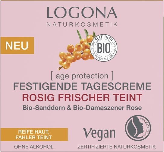 Мист Logona — Укрепляющий дневной с органической облепихой и органической дамасской розой, 50 мл — фото 2