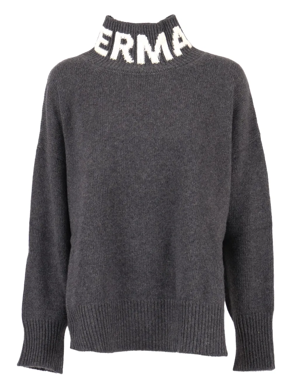 

Свитер с высоким горлом Ermanno Scervino, серый