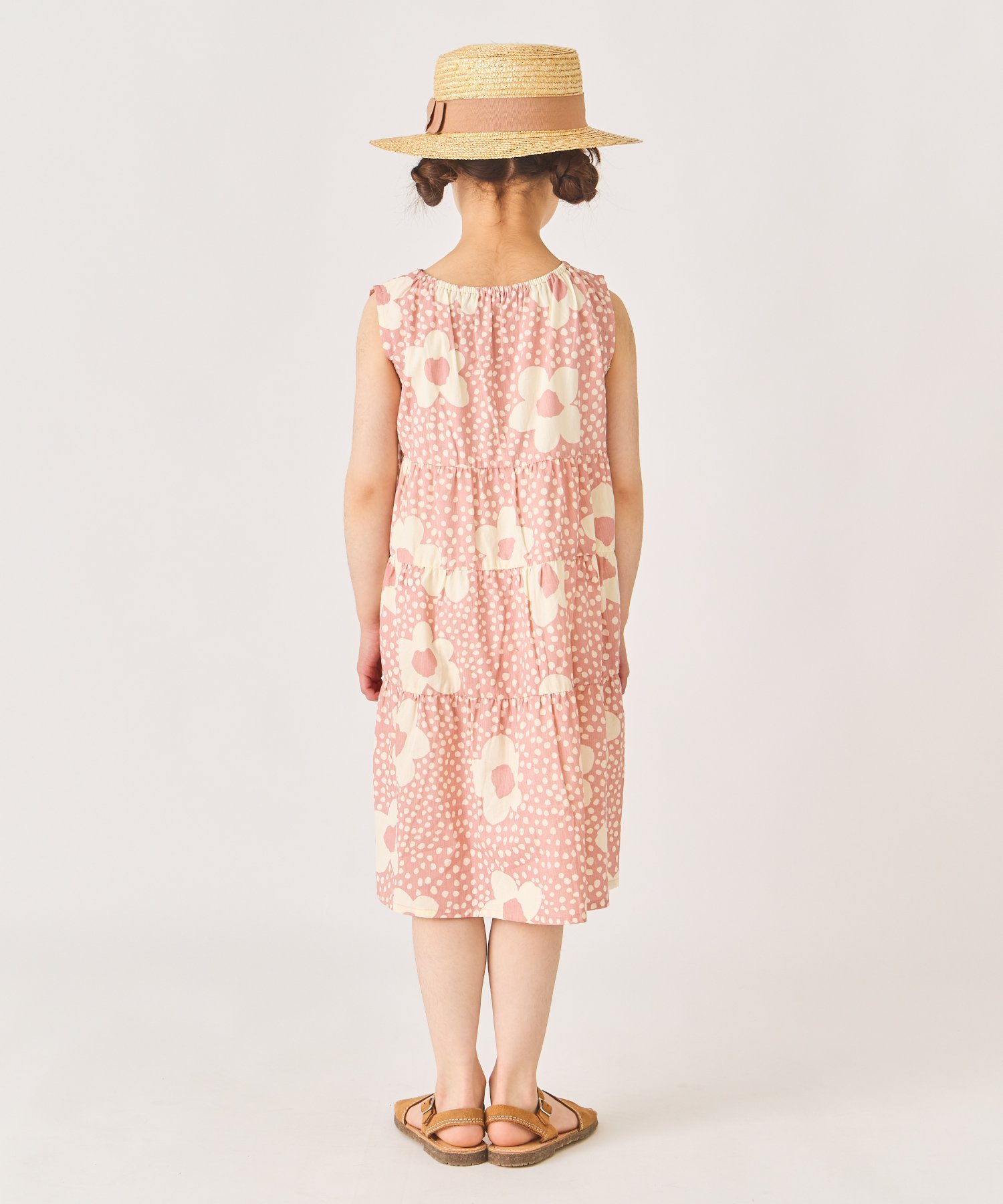 Платье без рукавов с цветочным принтом Ever Closet, pink — фото 4