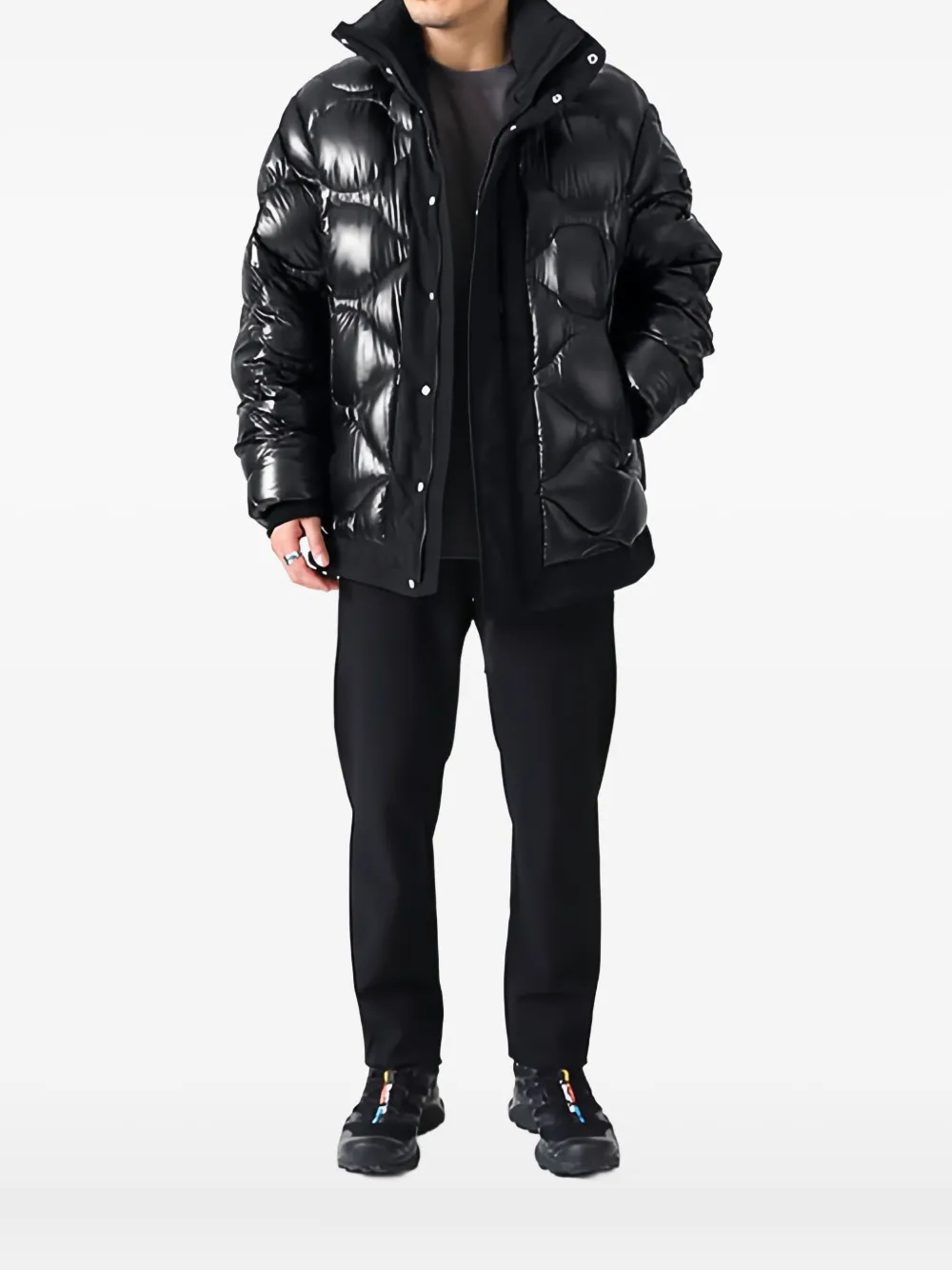 

Стеганая куртка с пузырчатой простежкой Tatras, черный