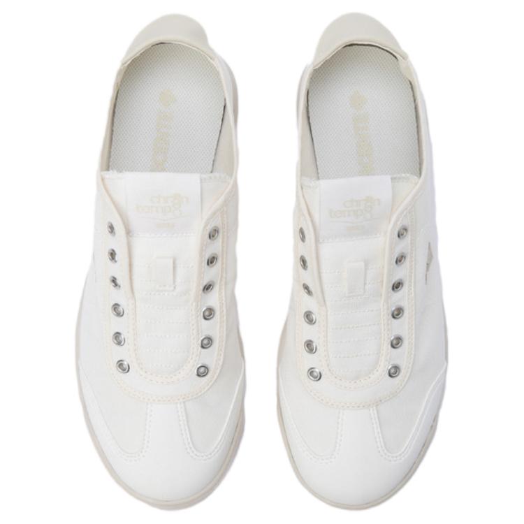 DESCENTE Crontempo Slip Resistant Abrasion Resistant низкие повседневные кроссовки Unisex White — фото 4