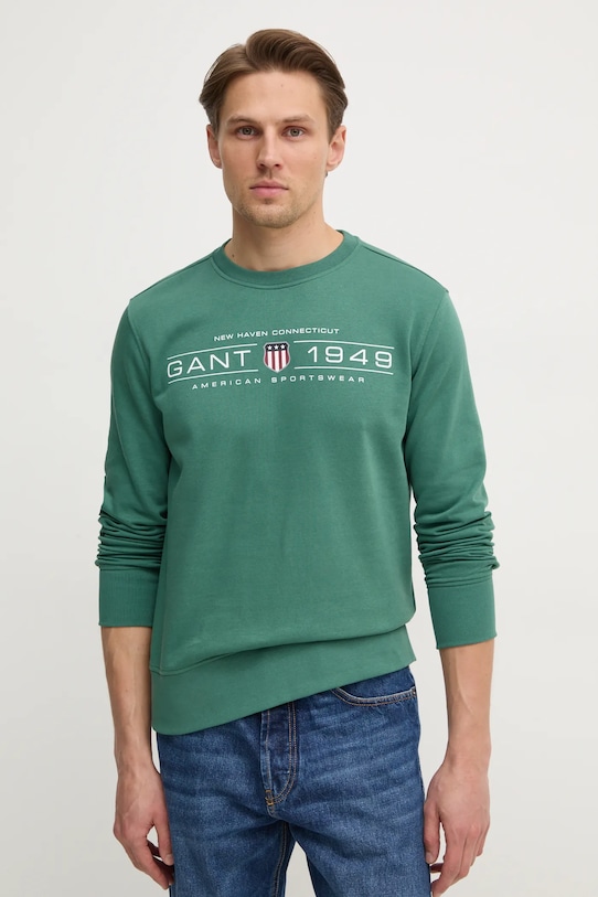 

Толстовка Gant, зеленый
