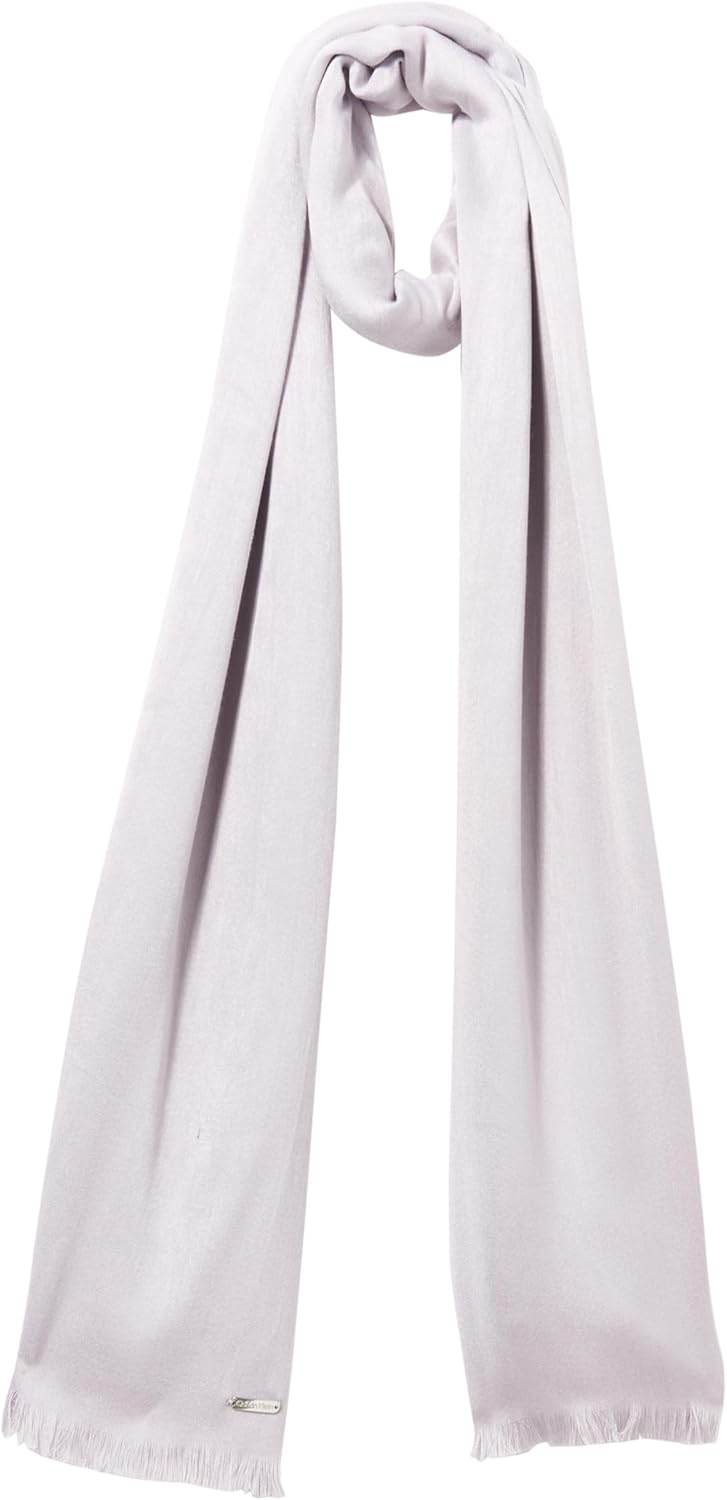 

Женская мягкая однотонная пашмина Calvin Klein большого размера, Heathered Grey