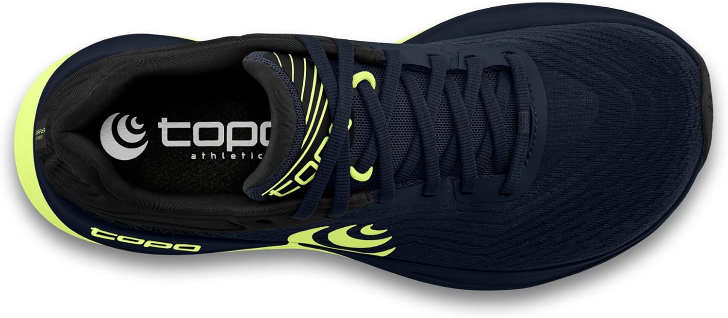 Мужские кроссовки Topo Athletic Ultrafly 5 с удобной легкой амортизацией, прочные, с падением 5 мм, для бега по шоссе, темно-синий — фото 4