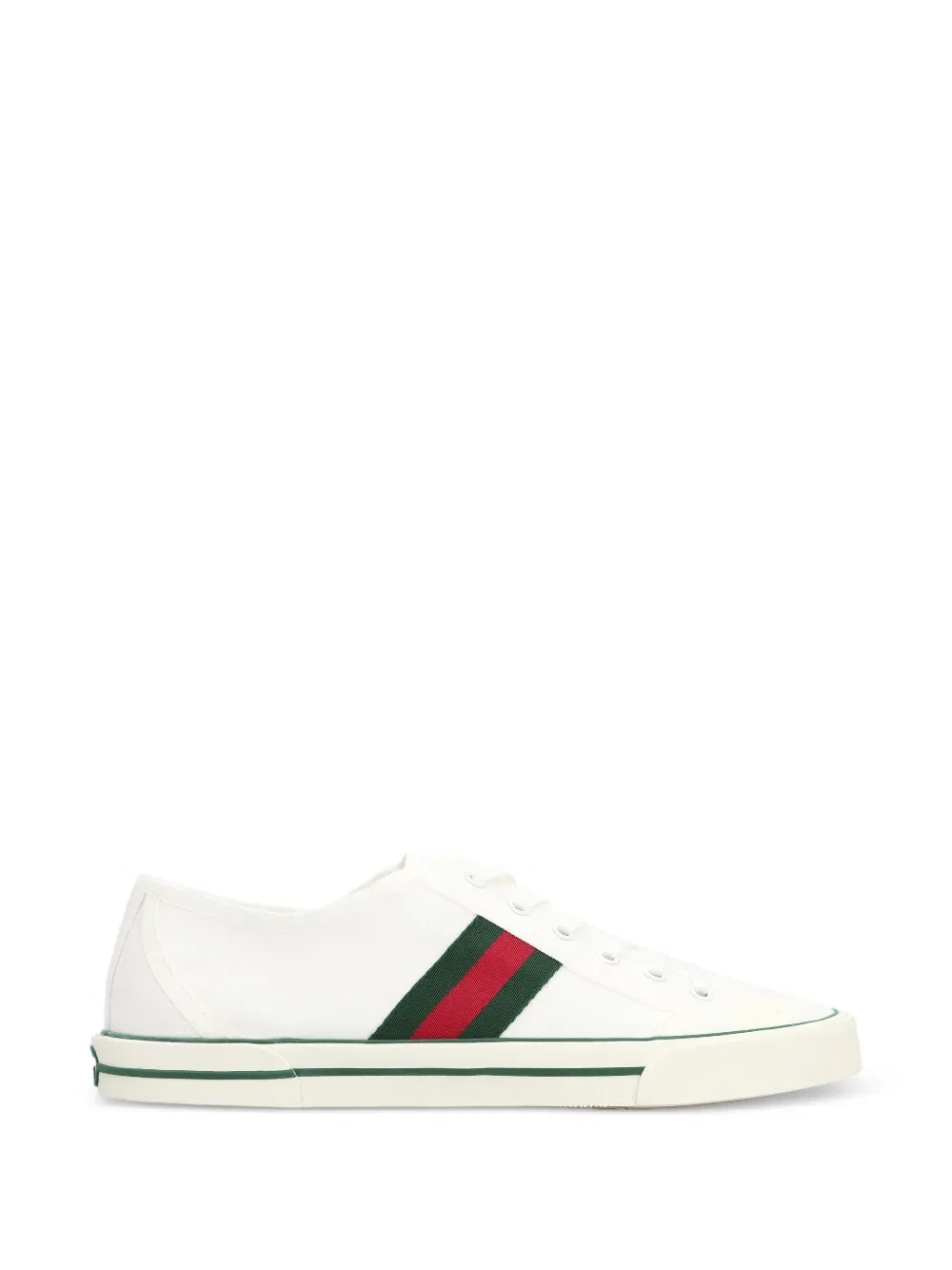 Кроссовки с полосатой отделкой Gucci, белый
