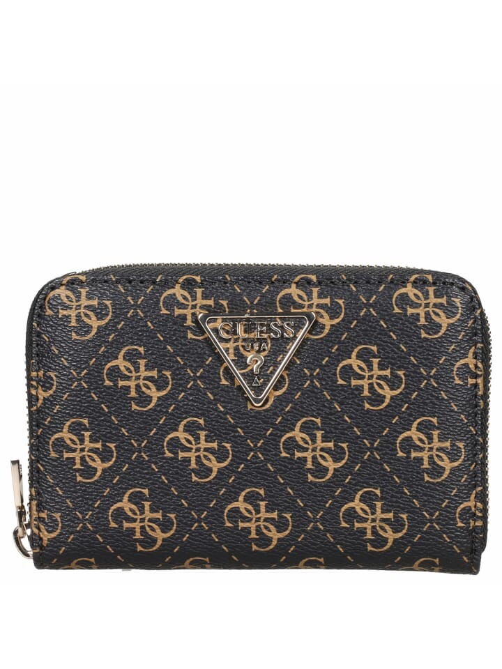 

Кошелек Guess Laurel SLG M 4cc 14 cm, цвет brown logo
