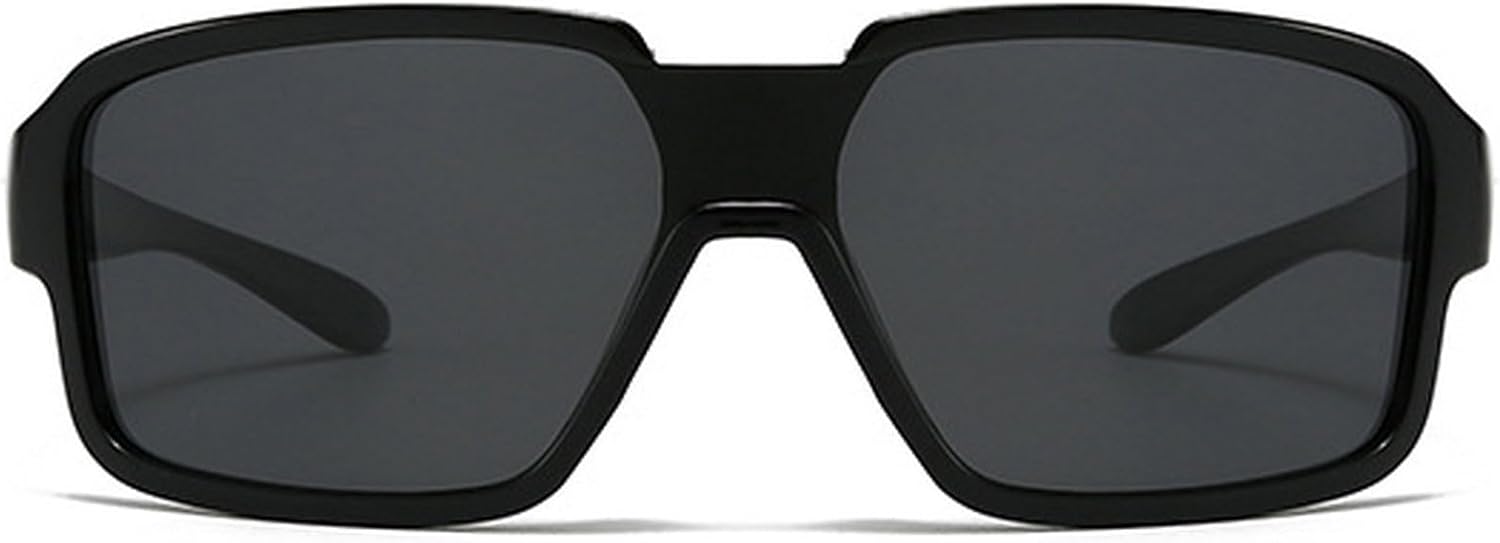 

Большие квадратные солнцезащитные очки для женщин и мужчин, модный винтажный стиль 2025 года, широкие солнцезащитные очки с обтекаемой формой и защитой от УФ-излучения UV400 mincl, C3