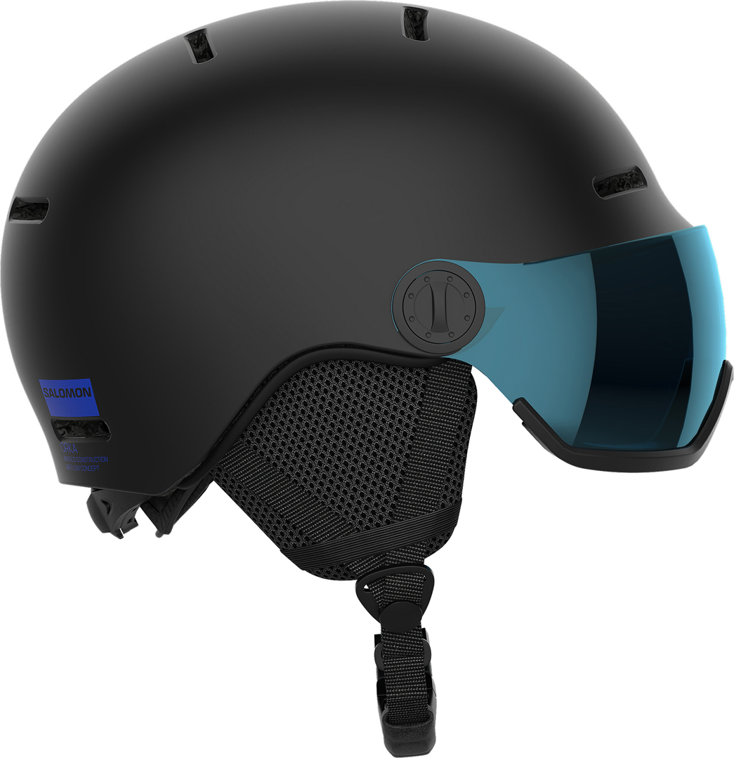 

Salomon Шлем Orka visor black/universal flash blue ks