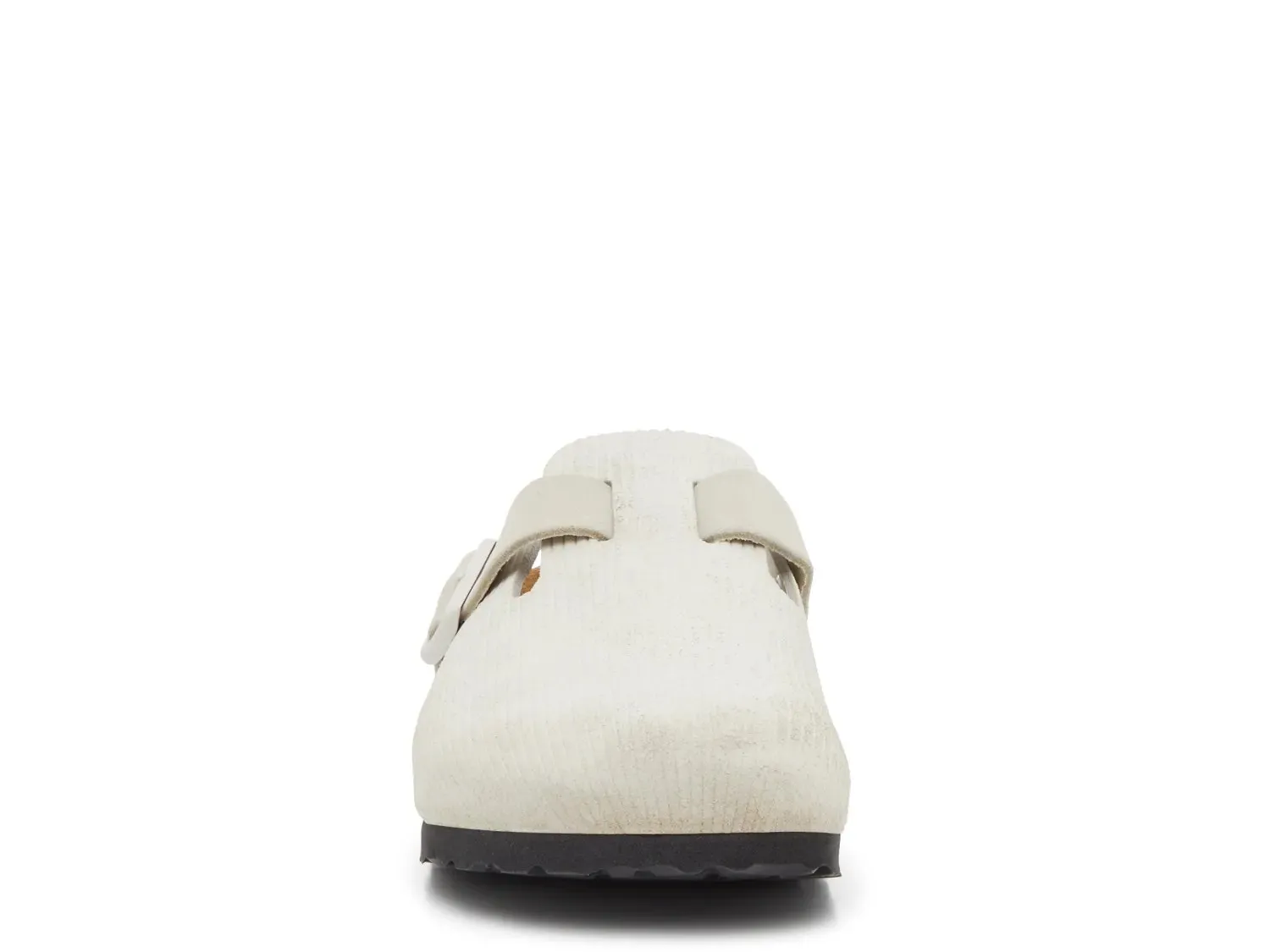 Сабо Birkenstock Boston Cord — женские, кремового цвета — фото 2