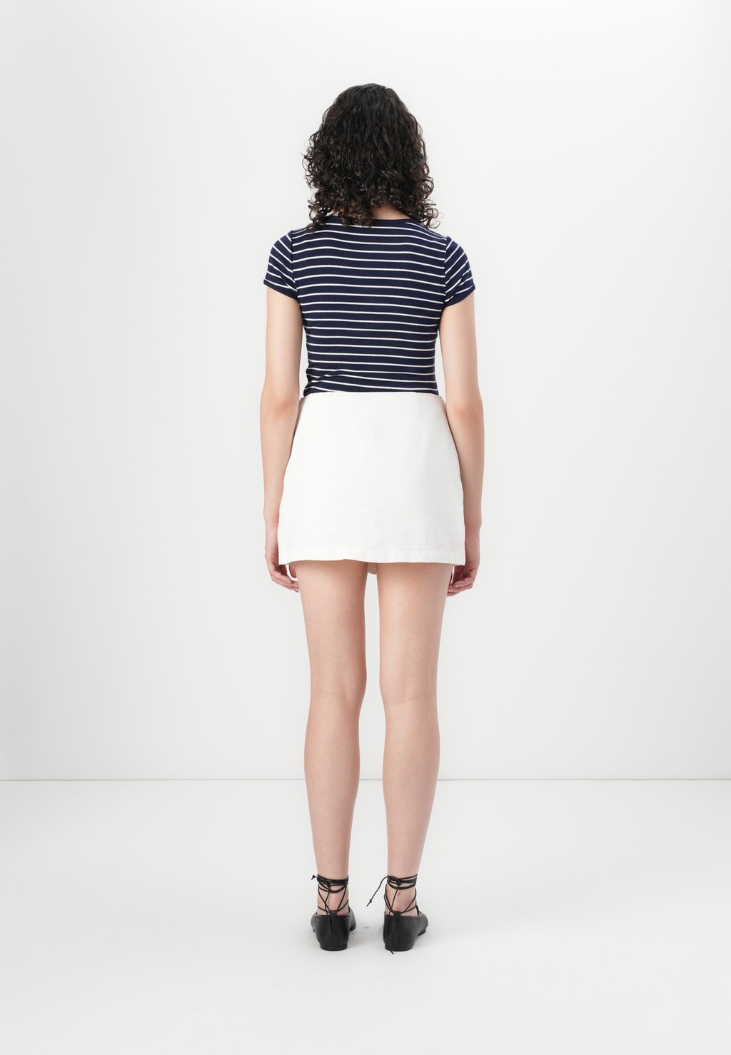 Юбка из денима Shorts di jeans GAP, белый — фото 3