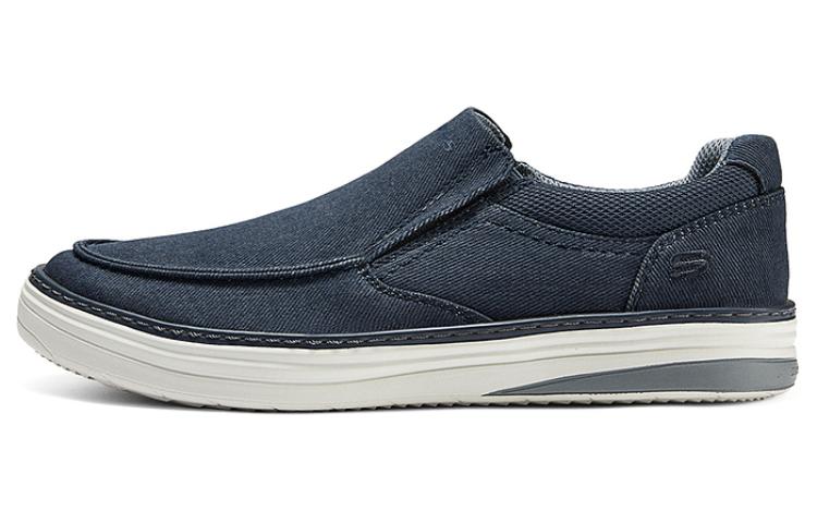 

Skechers Низкие матерчатые туфли мужские морской синий, цвет Marine Blue