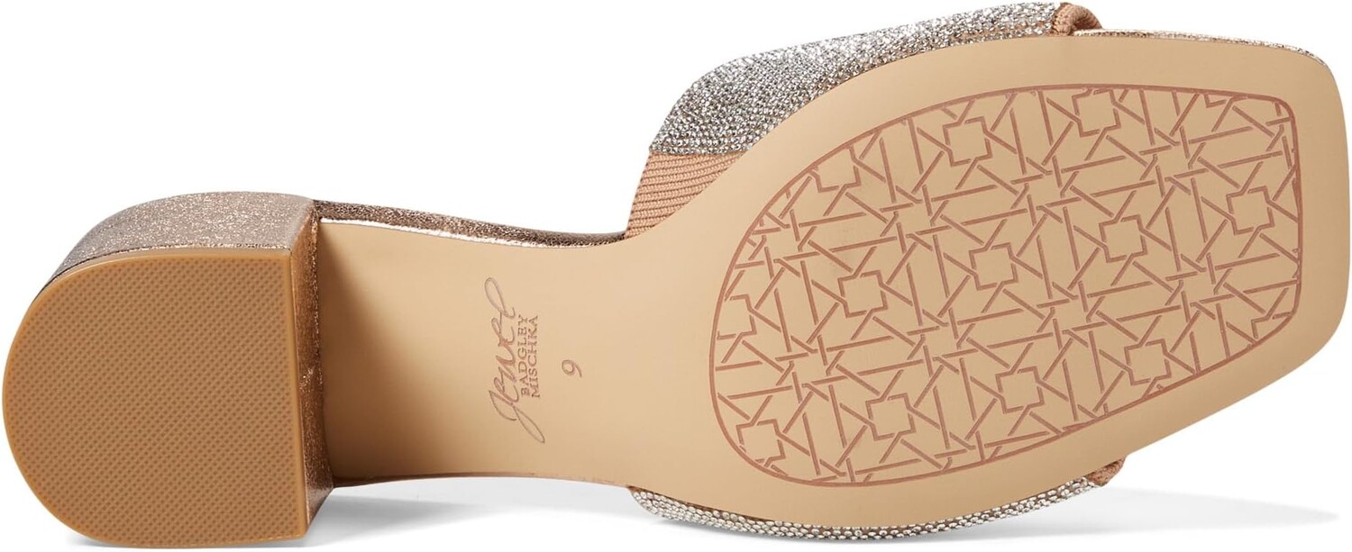 Туфли Jewel Badgley Mischka Harlyn, цвет Rose Gold Textile — фото 3