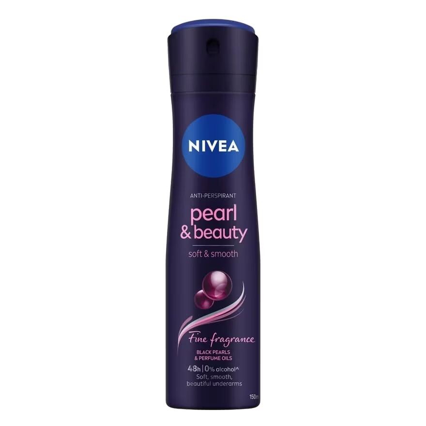 

Nivea Спрей Pearl Beauty Черный Жемчуг 150 Мл. สเปรย์ลดเหงื่อ и, Purple