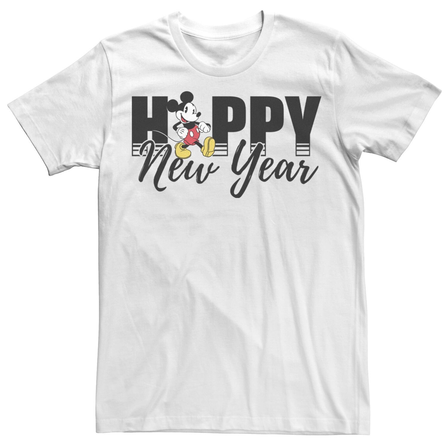 

Мужская новогодняя футболка с Микки Маусом Disney Happy New Year Licensed Character