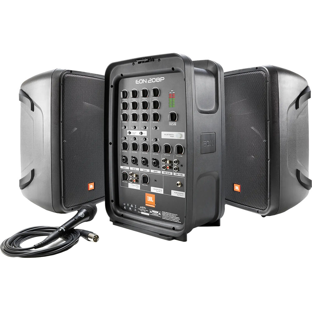 

Портативная PA-системы JBL EON208P Personal PA System with 8-Channel Mixer and EON208P
