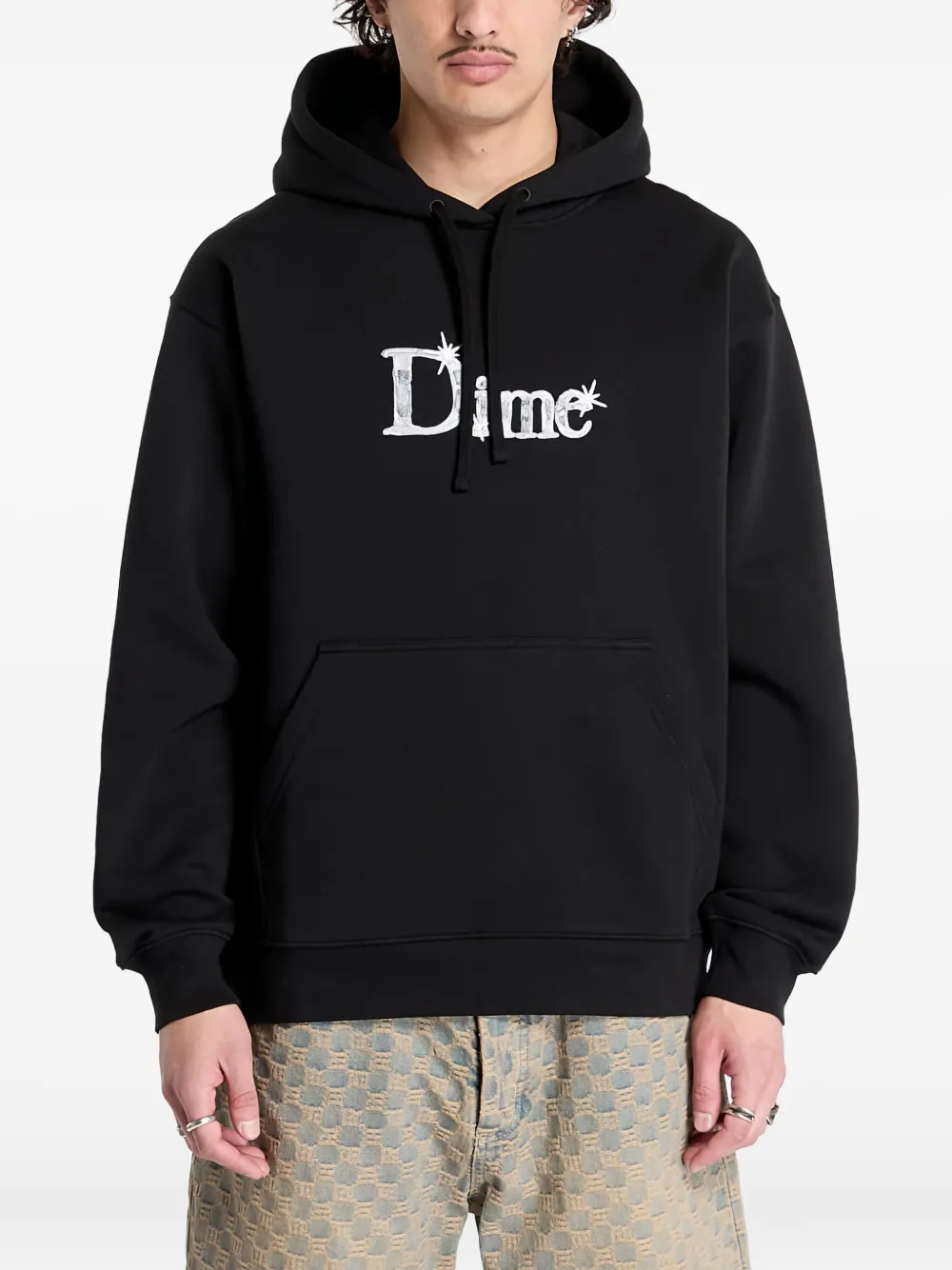 

Толстовка с вышитым логотипом dime, черный