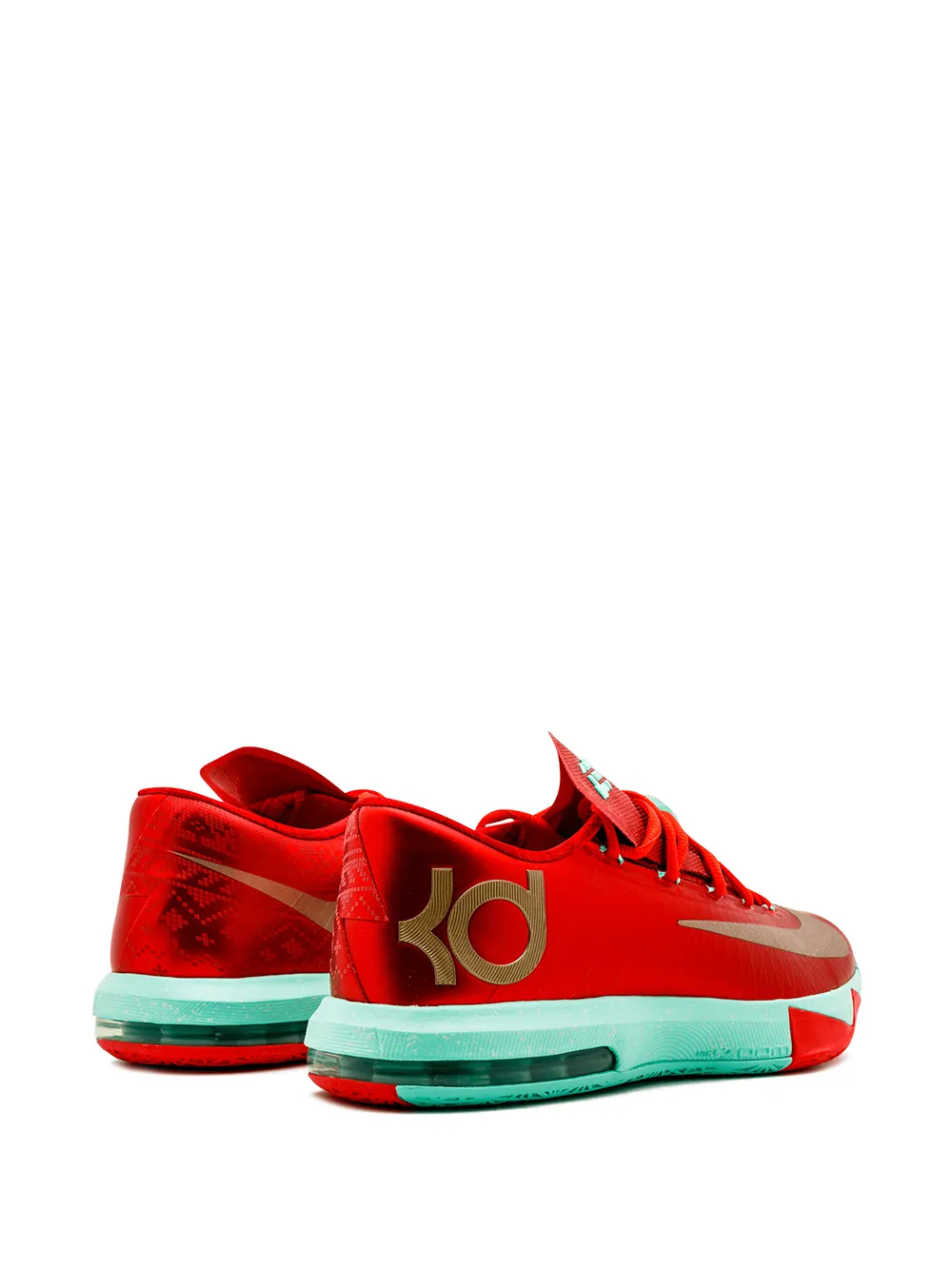 Кроссовки KD 6 Nike, красный — фото 3