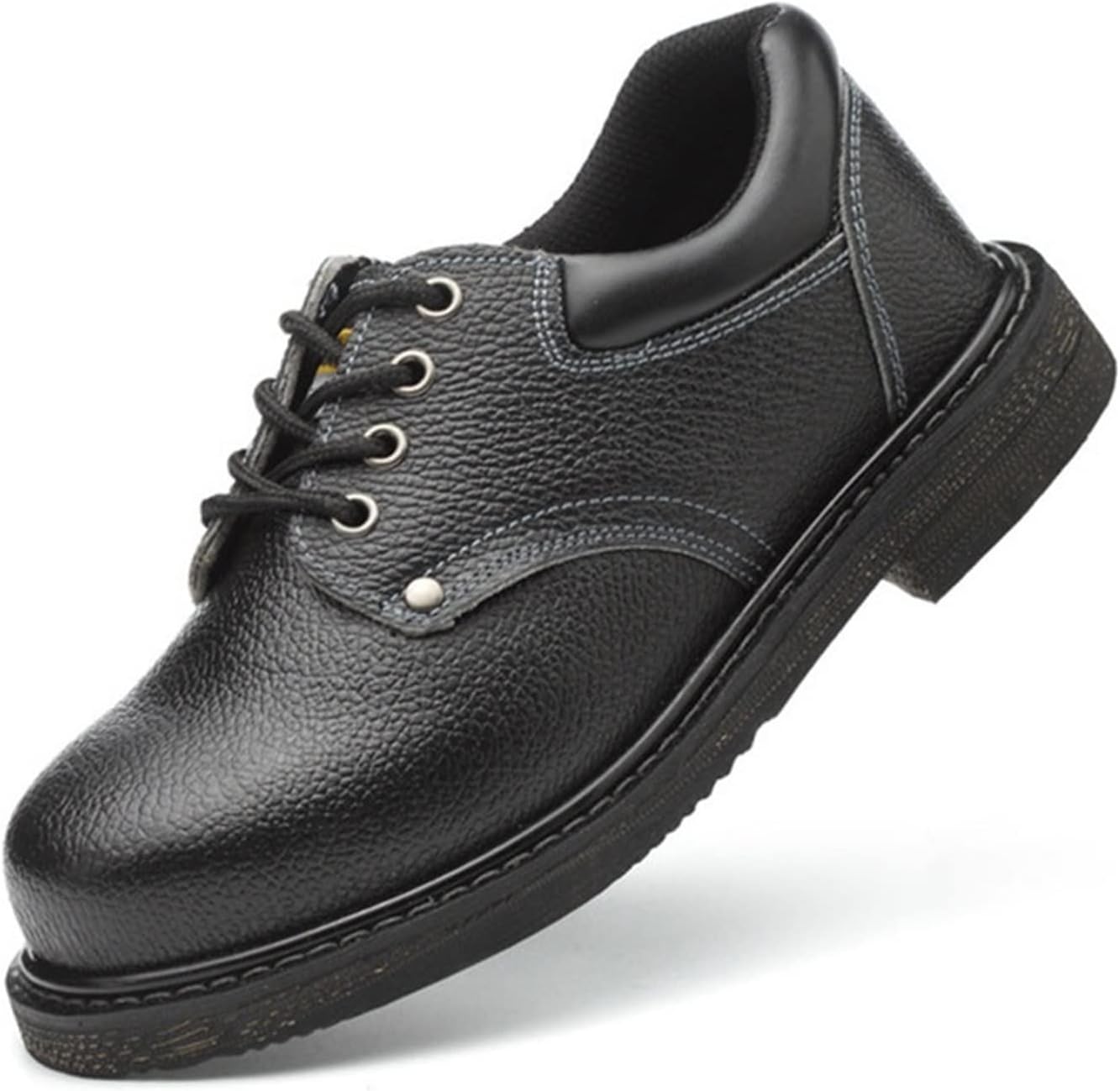 

Мужские безопасные ботинки с металлическим носком, защитные стойкие к проколам кроссовки, неразрушимая рабочая обувь (Цвет: черный, Размер: 6.5 US) Hisxus